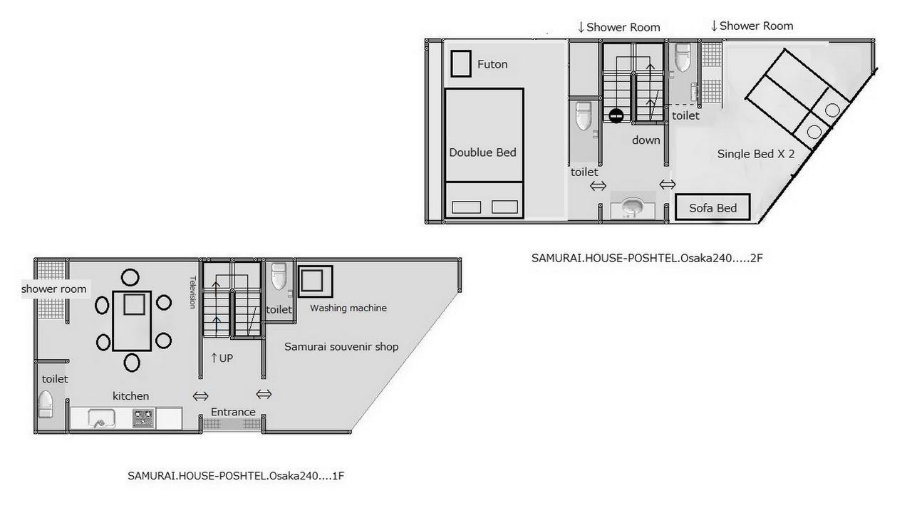 Poshtel Osaka 240 Apartment Exterior foto